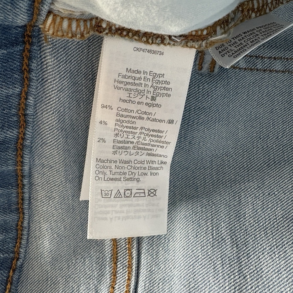 Madewell Jeans Women's 28T Blue Denim Light Wash Mid-Rise Kick Out Straight Leg - Picture 4 of 12